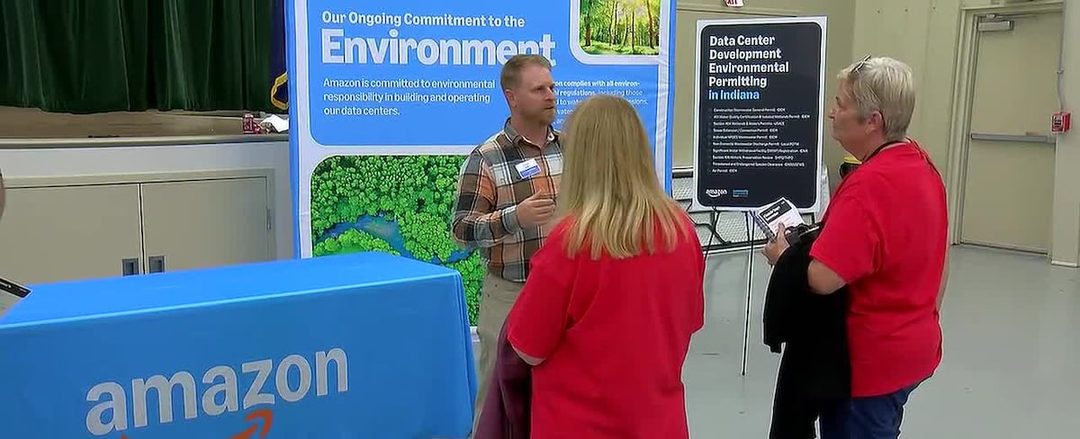 Amazon takes Posey County residents' questions at data center open house
