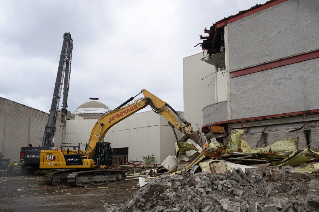 Gary moves ahead with downtown demolitions, starting with the Genesis Center and the former Gordon's store